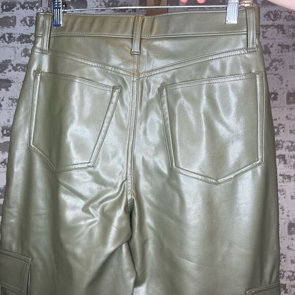 Abercrombie & Fitch | women faux leather 90’s relaxed highrise - Picture 5 of 11